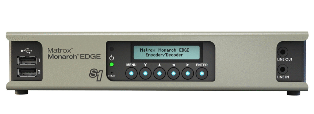 Monarch EDGE S1 Encoder from Matrox Video