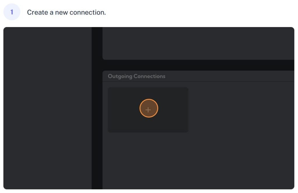 BirdDog Cloud Screenshot: New Connection