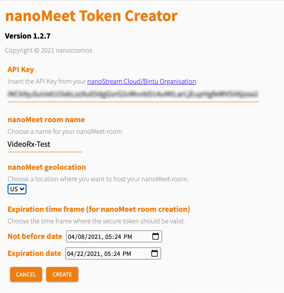 nanoMeet Token Creator